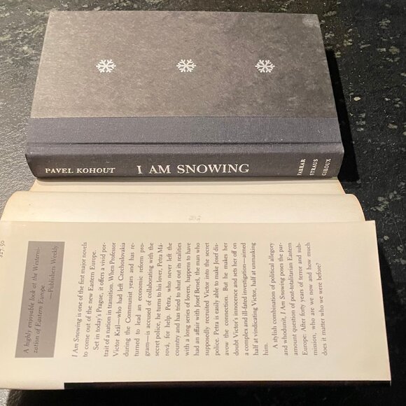 "I Am Snowing," by Pavel Kohout, 1994 Hardcover - Picture 7 of 7
